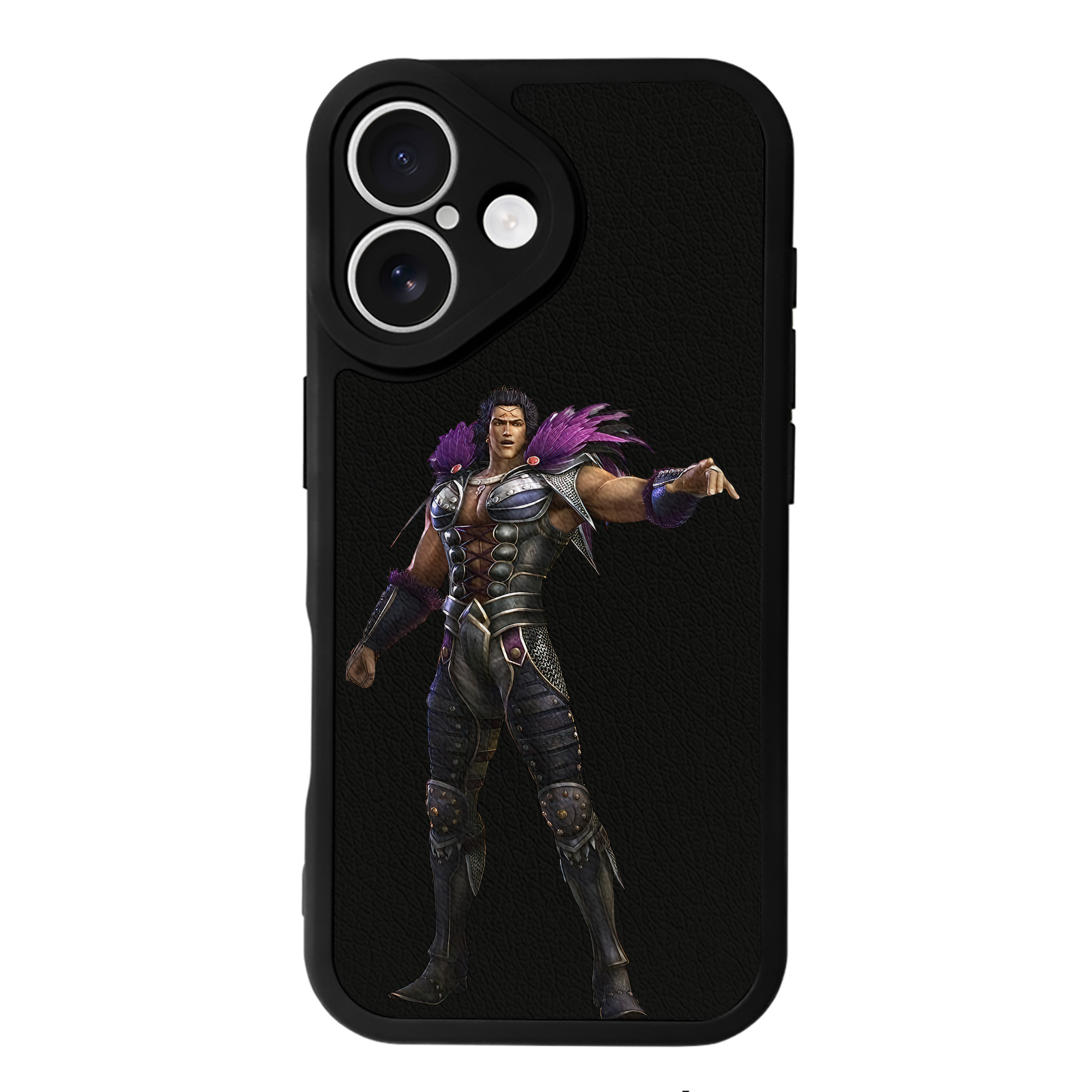 （画像用） 北斗の拳 Fist of the North Star 【iPhone 16シリーズ対応】シリコンスマホケース（レザー調） 材質：シリコン